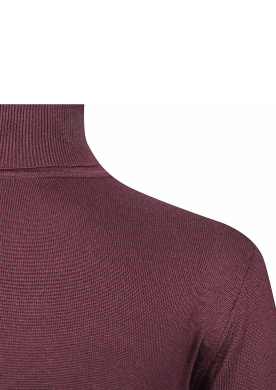 Purple Melange Knitwear