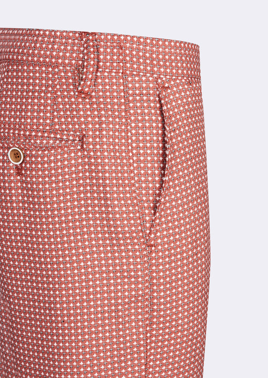 Orange Bermuda Short