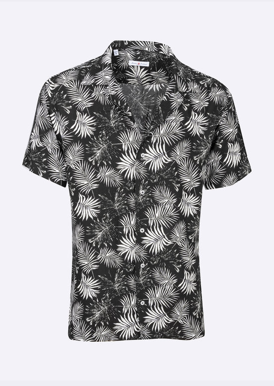 Black - White Short Sleeve Shirt