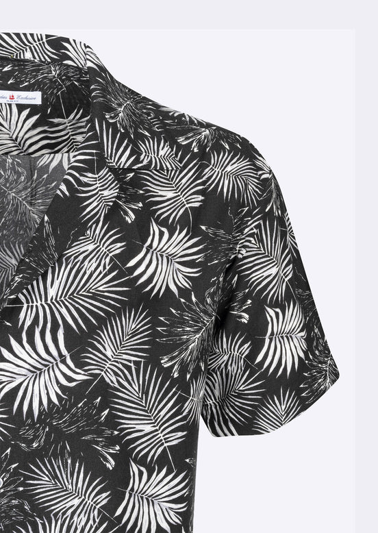 Black - White Short Sleeve Shirt