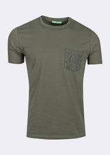 Khaki Crew Neck T-shirt