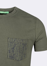 Khaki Crew Neck T-shirt