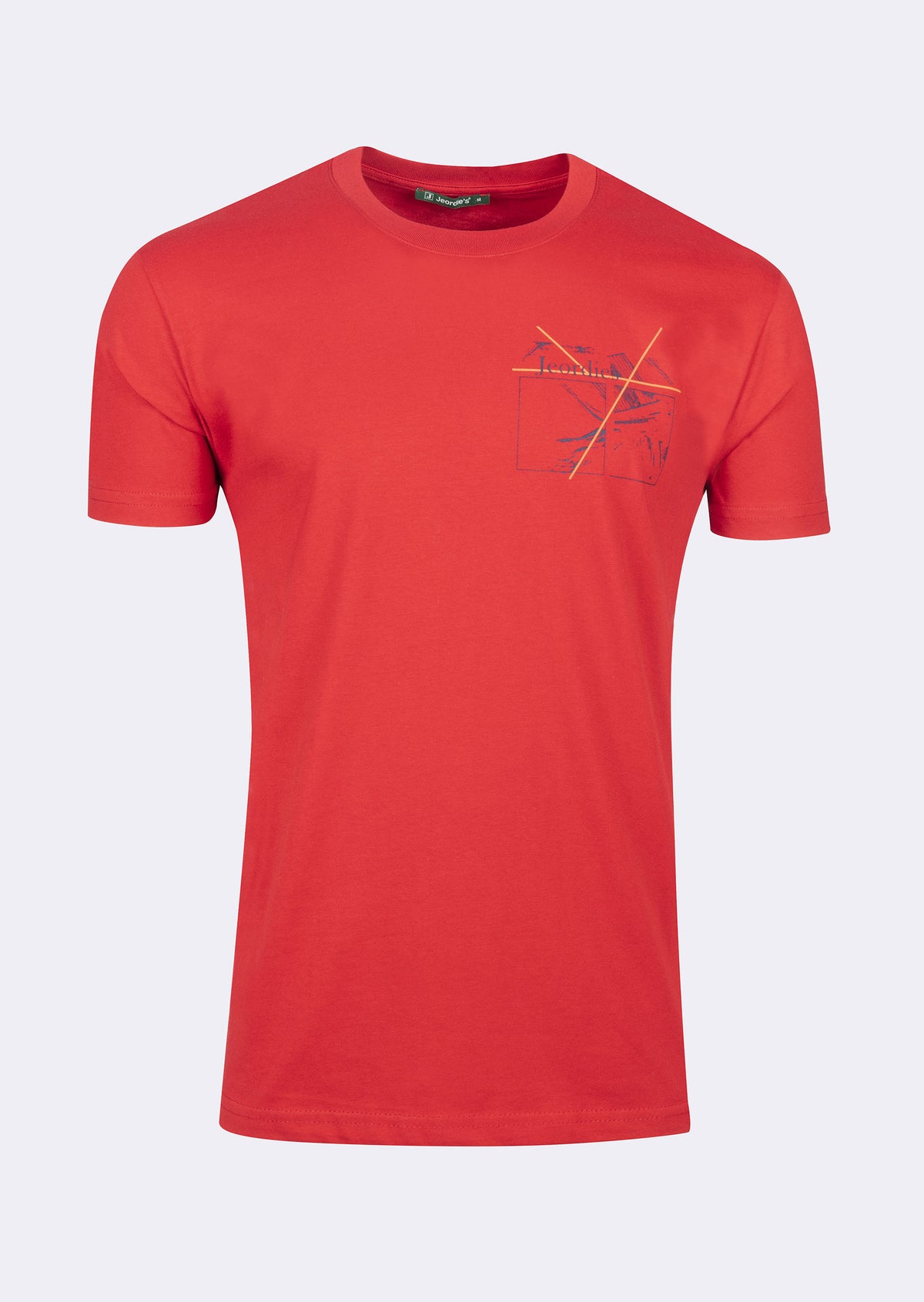 Red Crew Neck T-shirt
