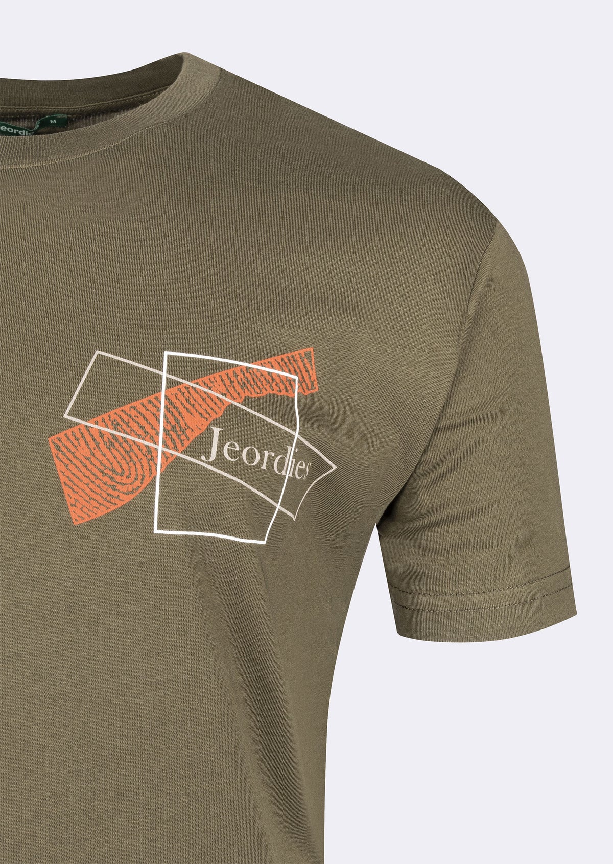 Khaki Crew Neck T-shirt