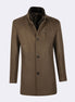 Dark Beige Wool Coat