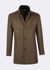 Dark Beige Wool Coat
