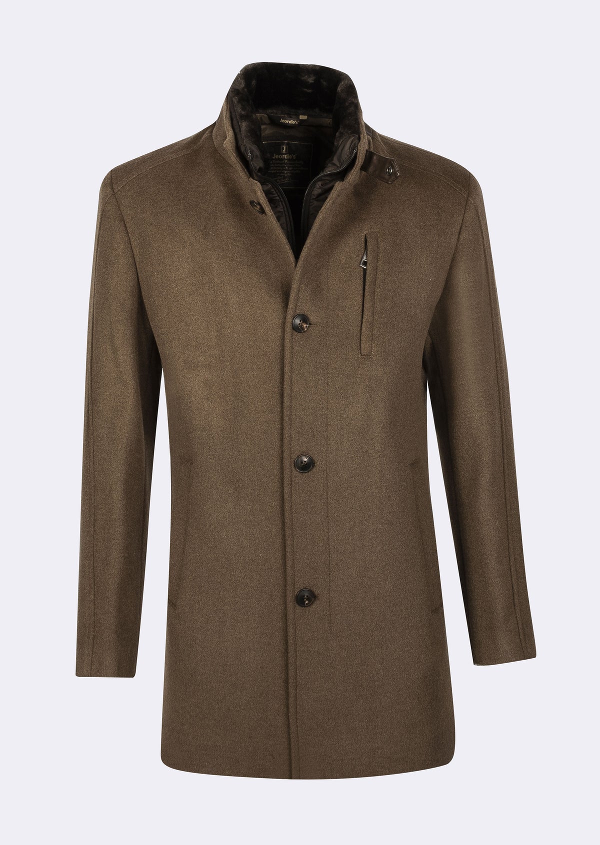 Dark Beige Wool Coat
