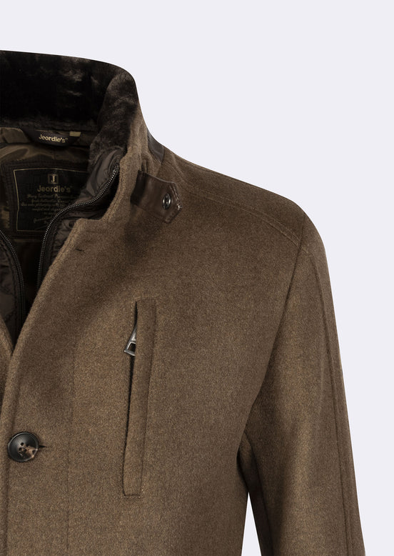 Dark Beige Wool Coat