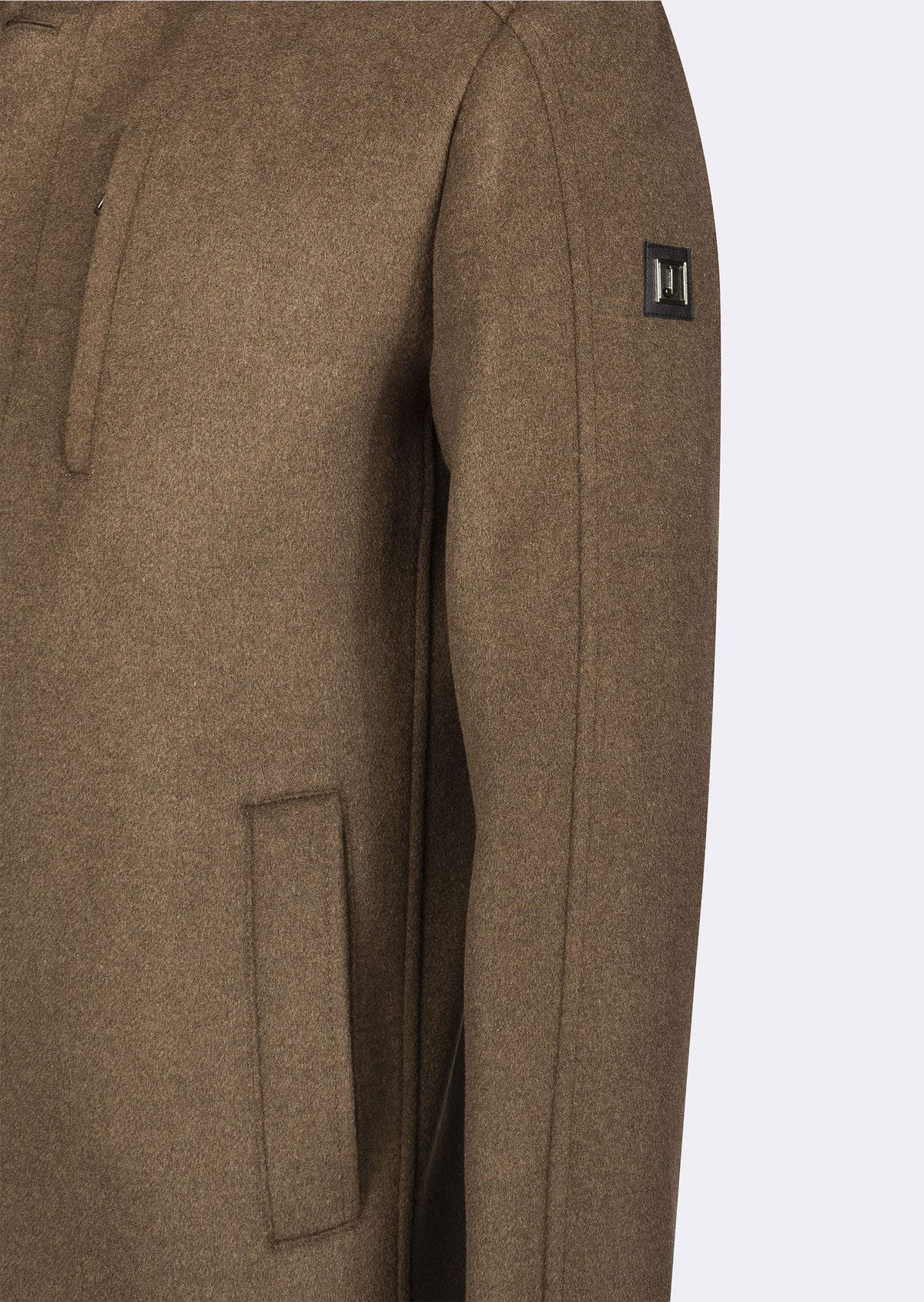Dark Beige Wool Coat