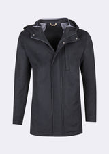 Navy Wool Coat