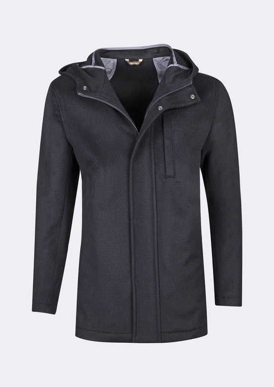 Navy Wool Coat