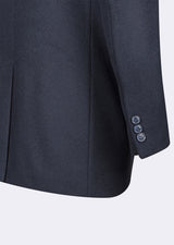 Navy Wool Coat