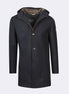 Navy Wool Coat