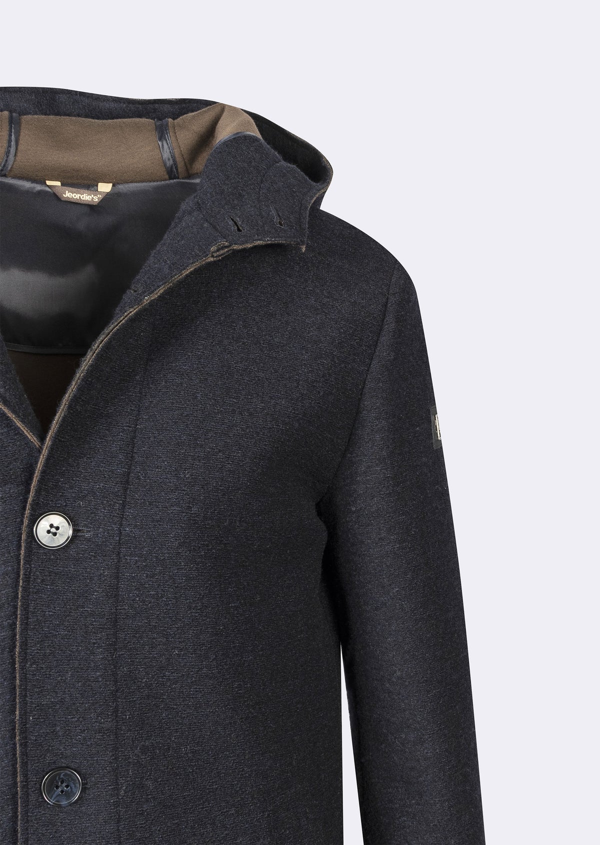 Navy Wool Coat