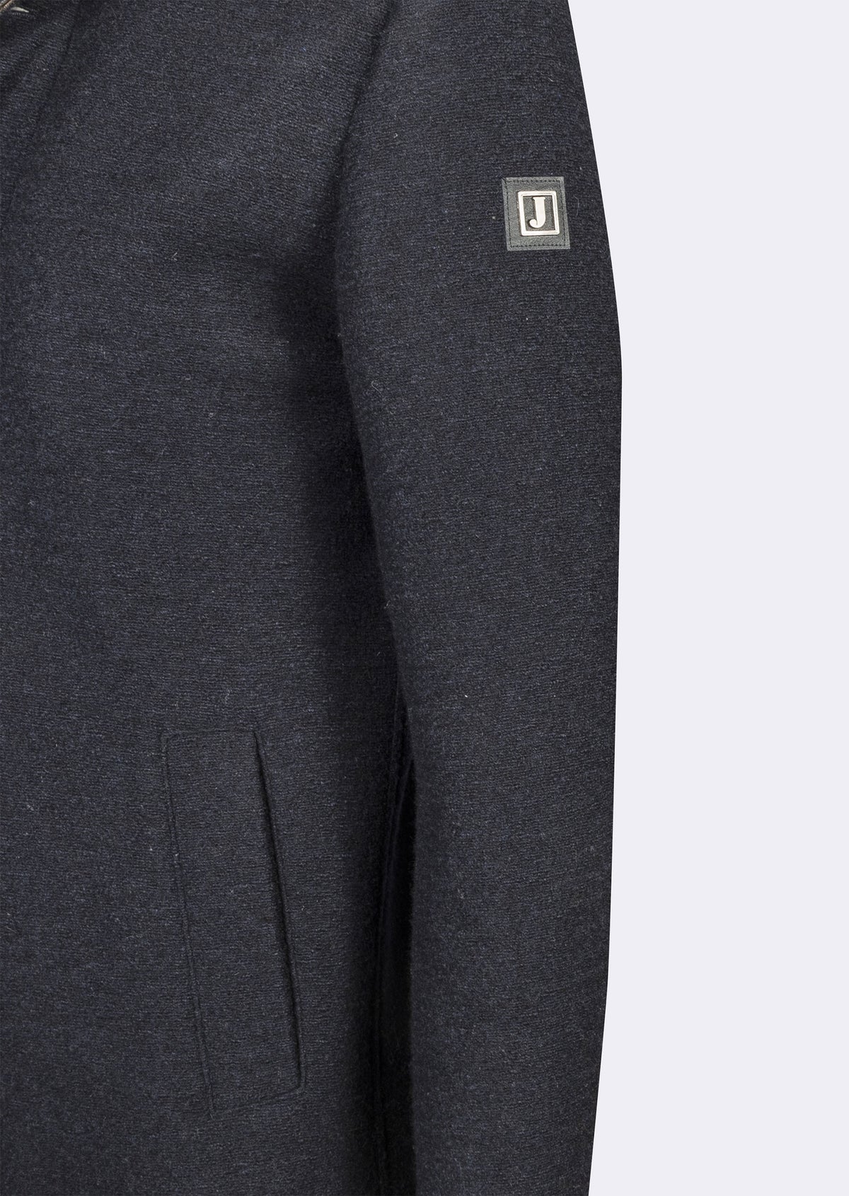 Navy Wool Coat