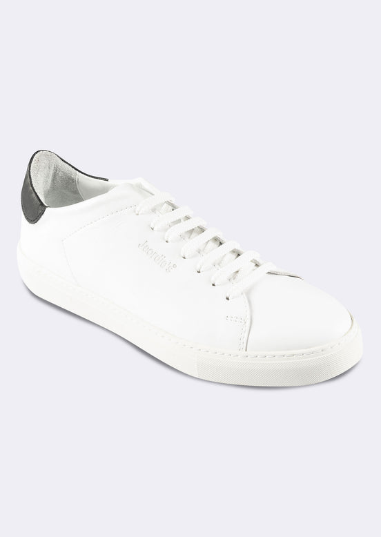 White - Black Trainers