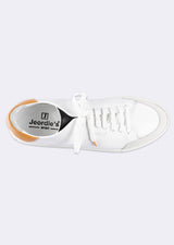 White - Orange Trainers