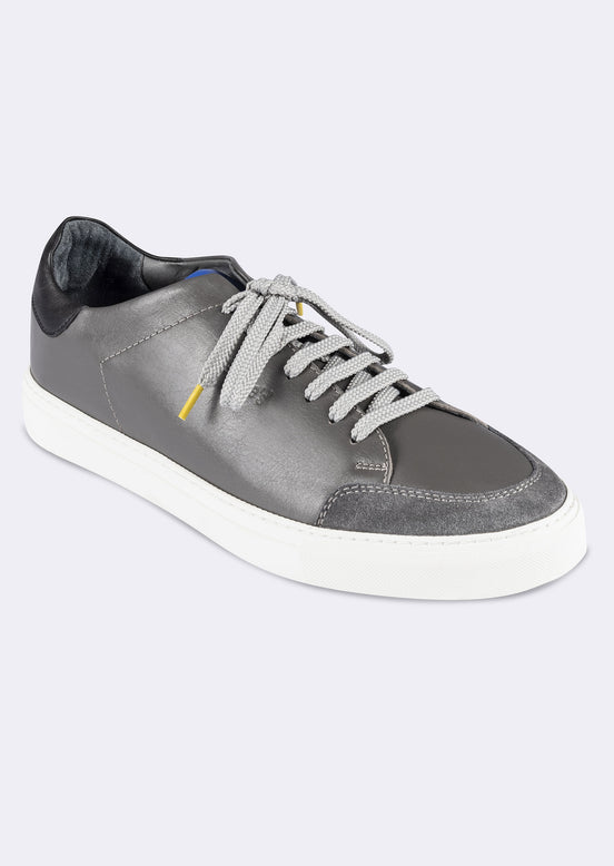 Grey - Black Trainers