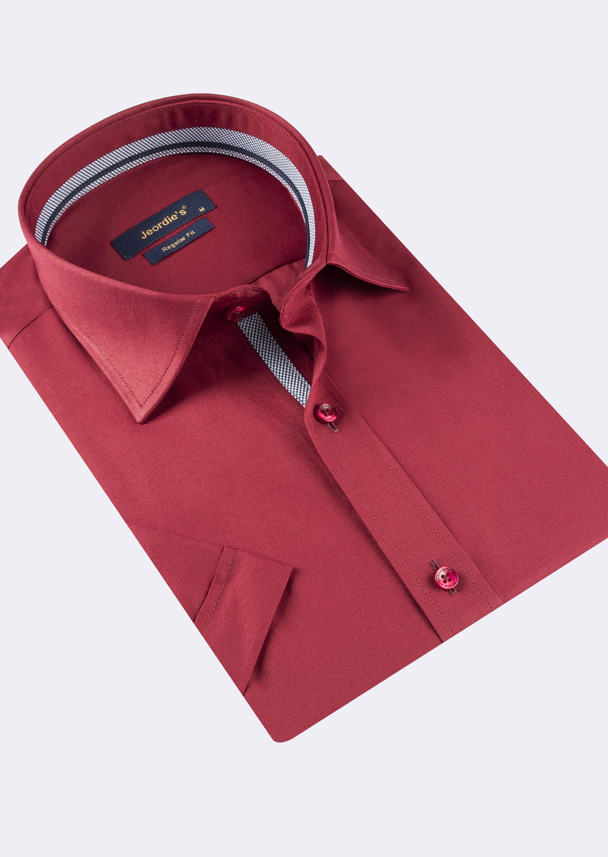 Burgundy Short Sleeve Shirt
