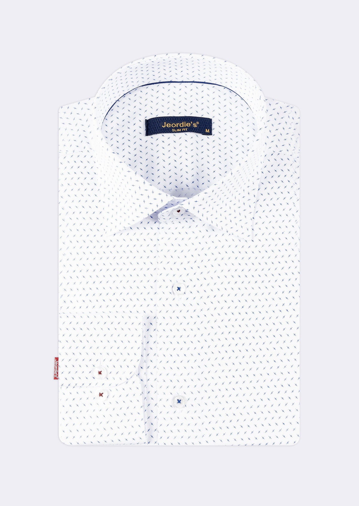 White - Blue Long Sleeve Shirt