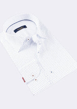 White - Blue Long Sleeve Shirt