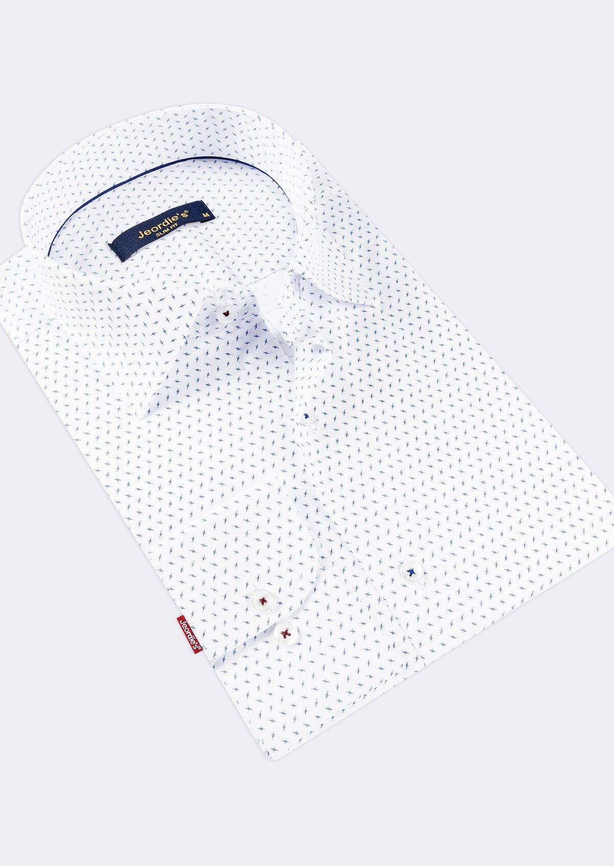 White - Blue Long Sleeve Shirt