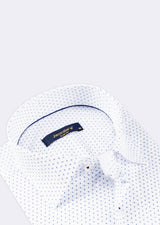 White - Blue Long Sleeve Shirt