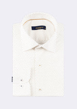 White - Beige Long Sleeve Shirt