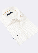 White - Beige Long Sleeve Shirt