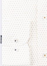 White - Beige Long Sleeve Shirt
