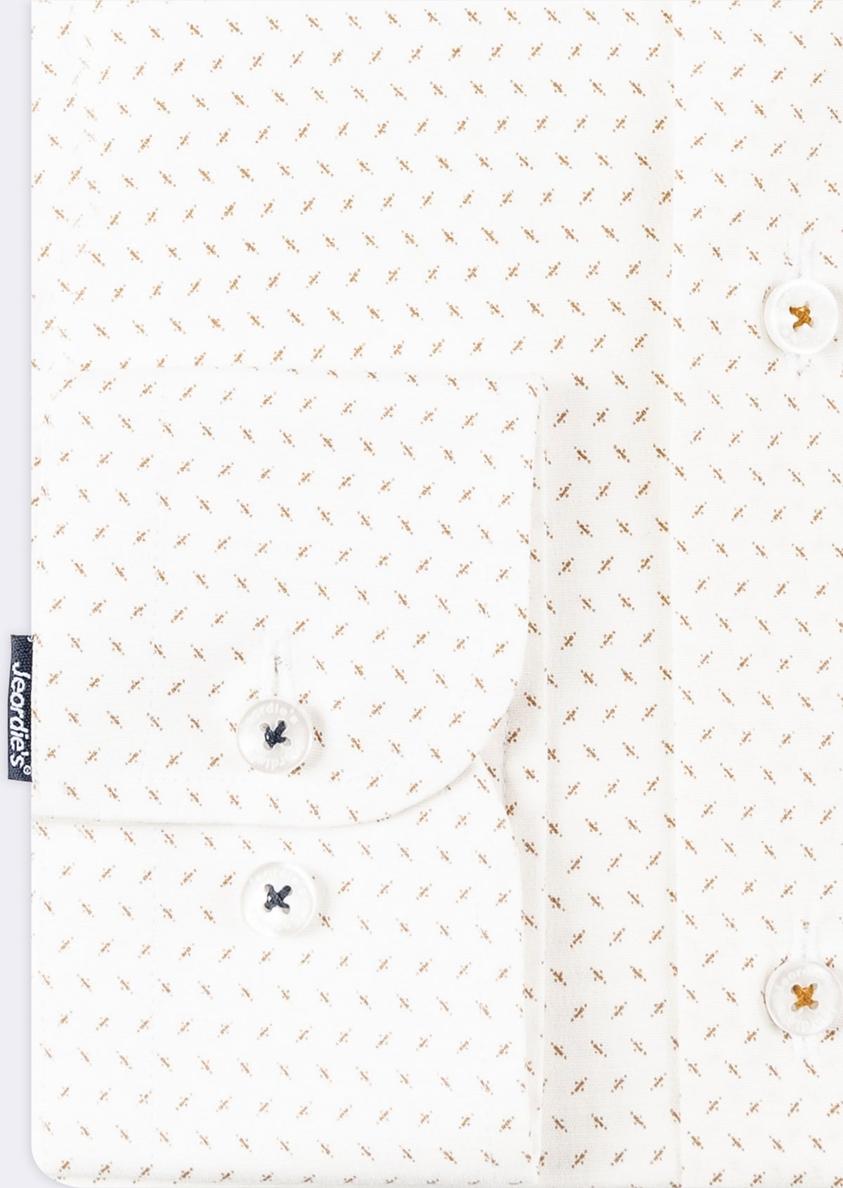 White - Beige Long Sleeve Shirt