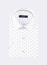 White - Brown Short Sleeve Shirt