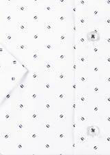 White - Navy Short Sleeve Shirt