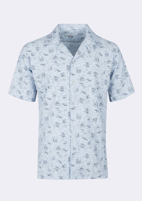 Blue Short Sleeve Shirt