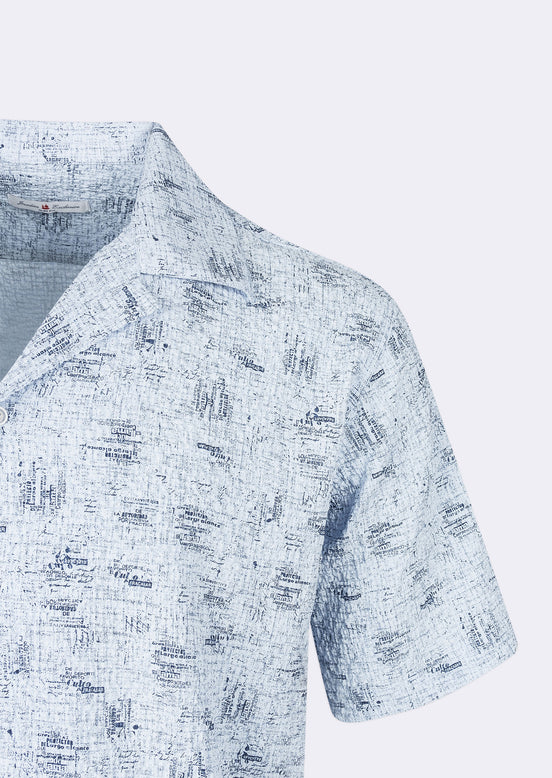 Blue Short Sleeve Shirt