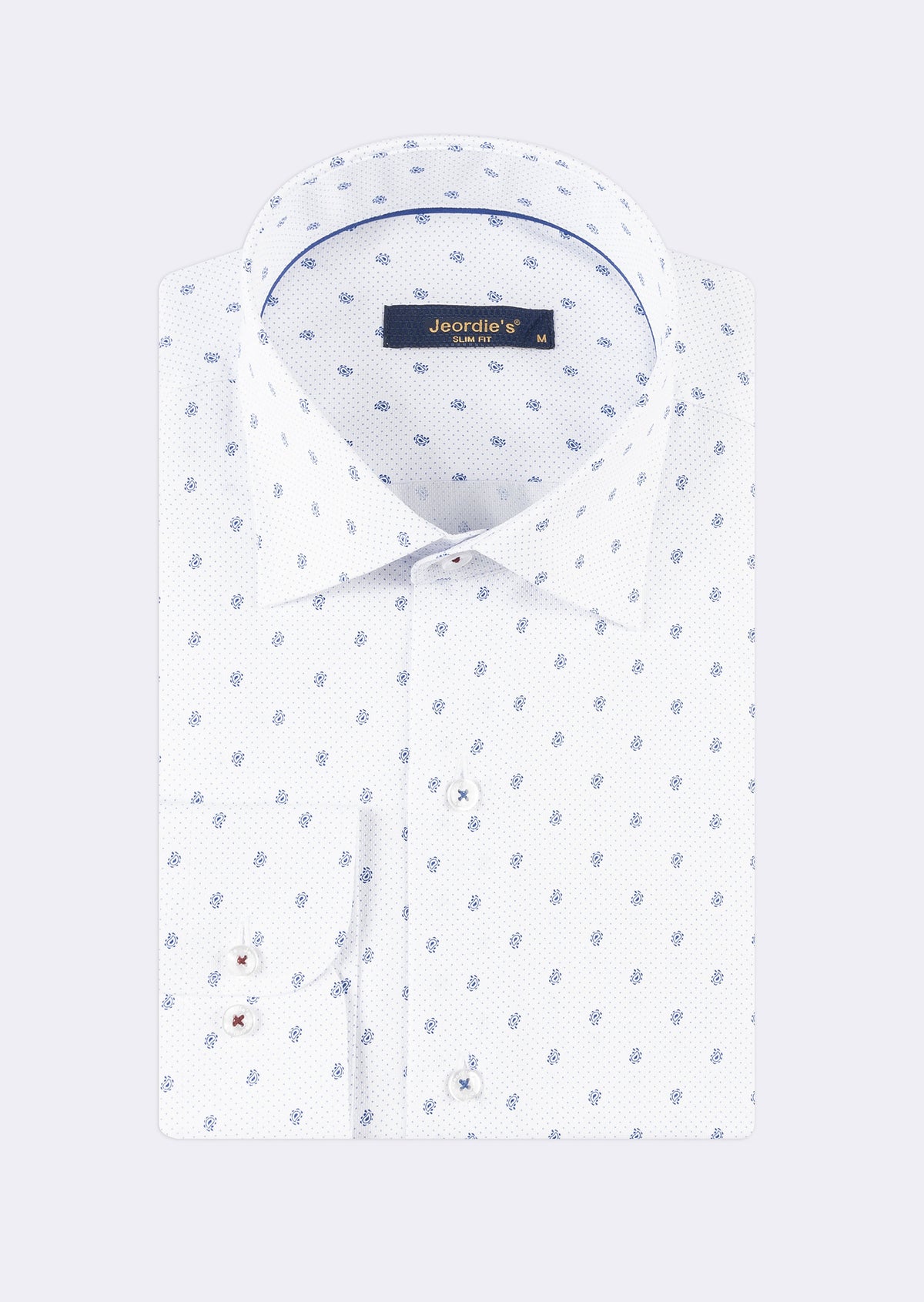 White - Blue Long Sleeve Shirt