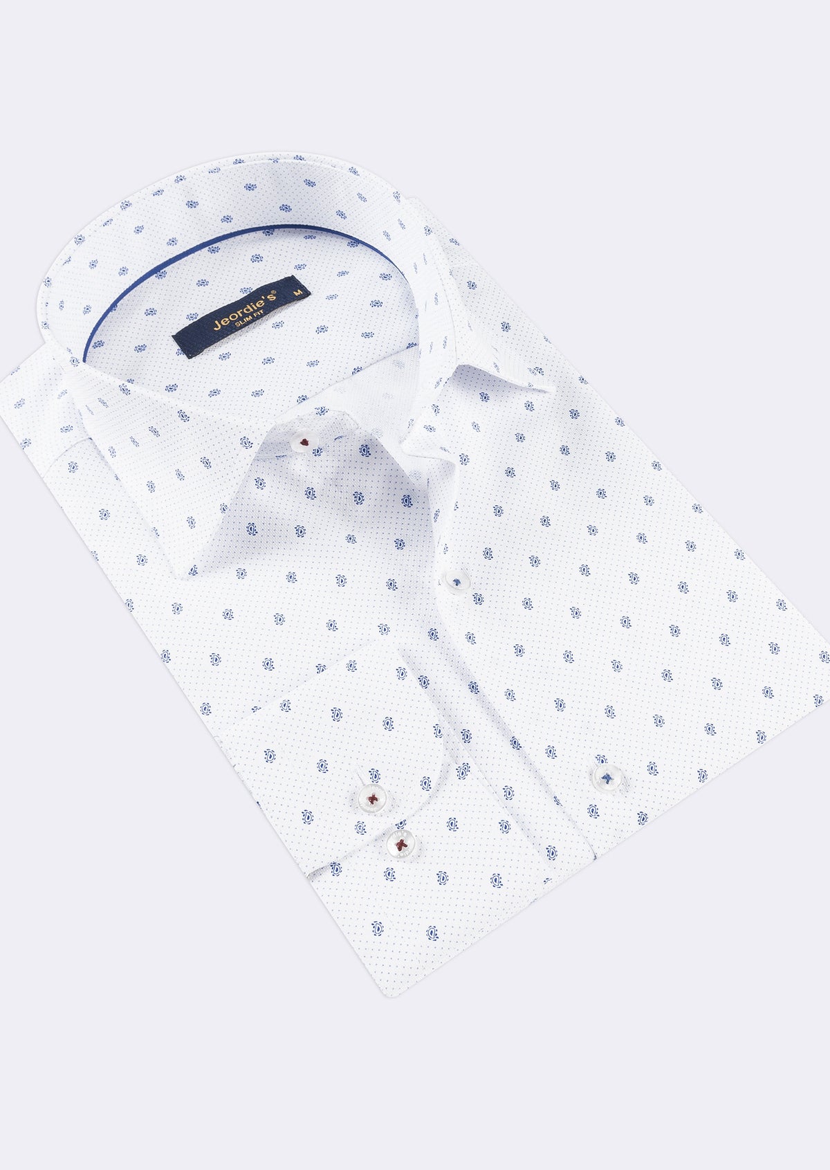 White - Blue Long Sleeve Shirt