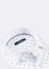 White - Blue Long Sleeve Shirt