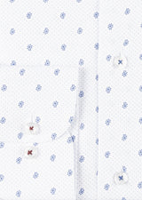 White - Blue Long Sleeve Shirt