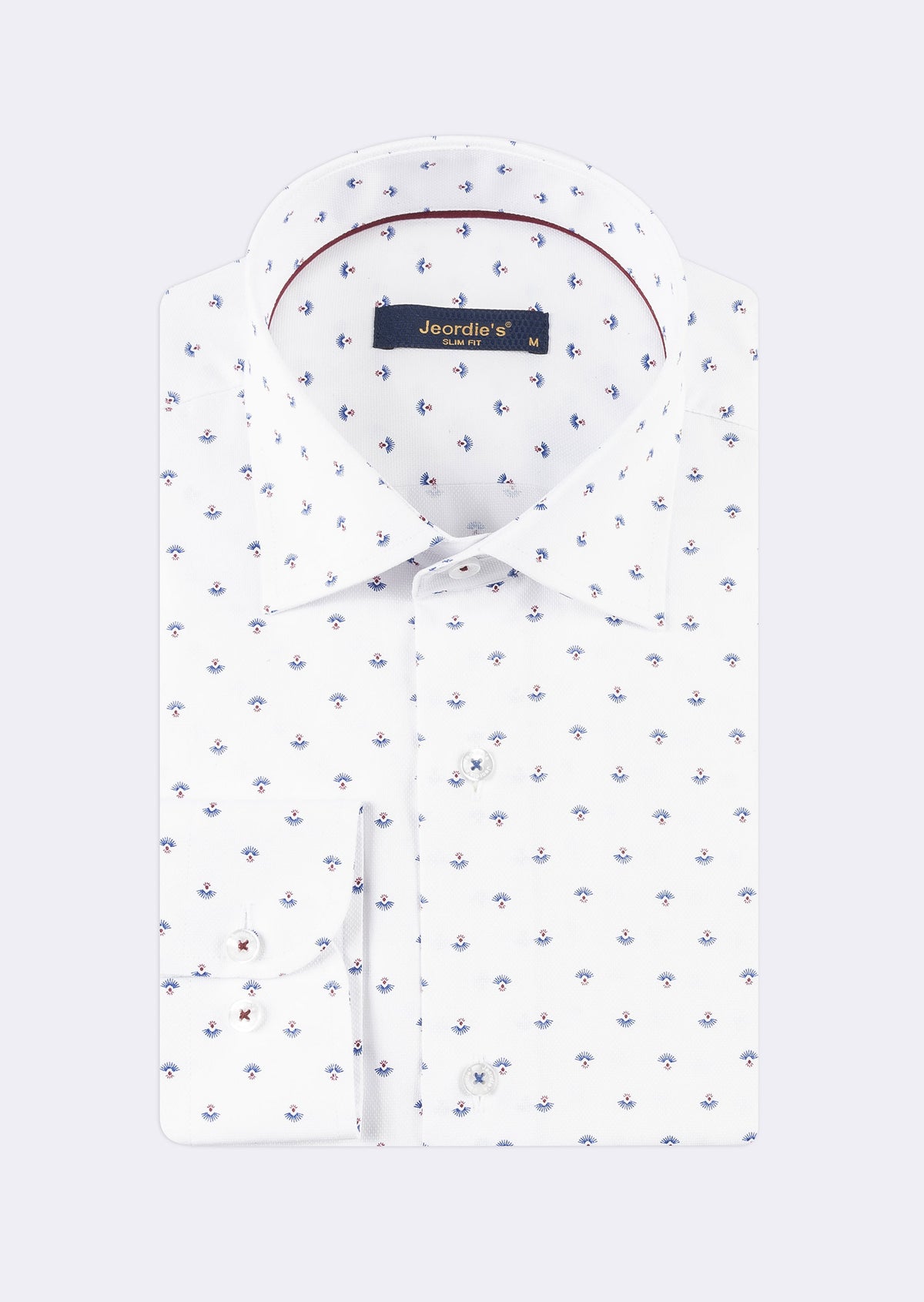 White - Navy Long Sleeve Shirt