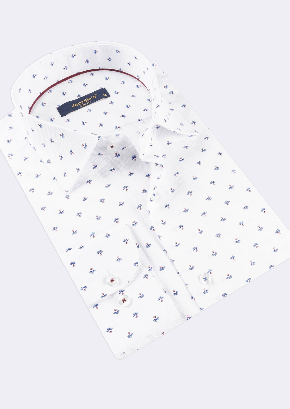 White - Navy Long Sleeve Shirt