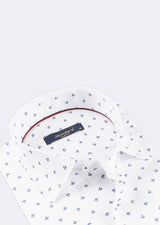 White - Navy Long Sleeve Shirt