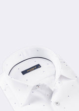 White - Navy Long Sleeve Shirt