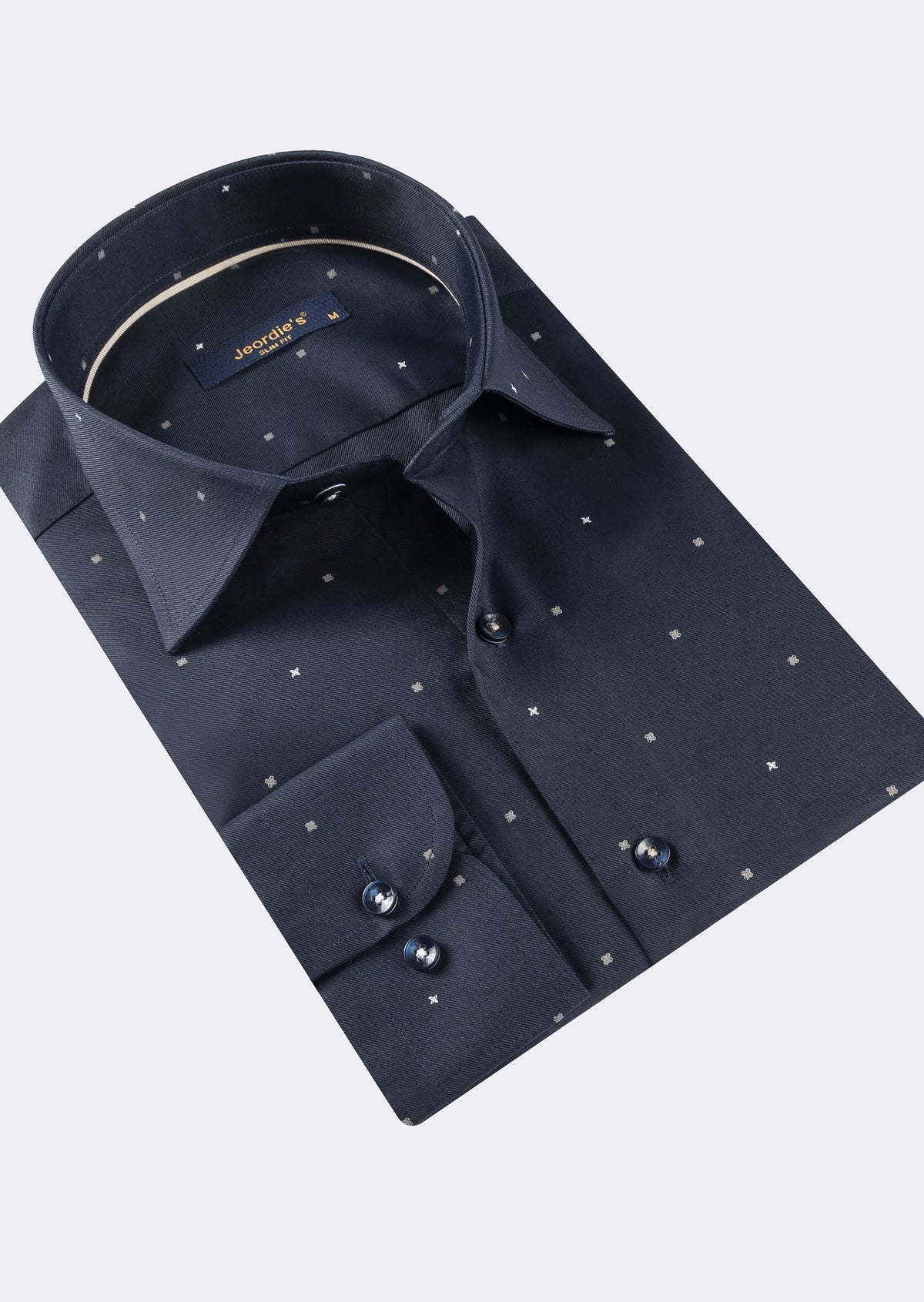 Navy - Beige Long Sleeve Shirt