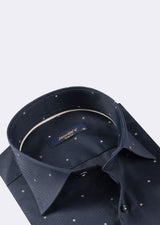 Navy - Beige Long Sleeve Shirt