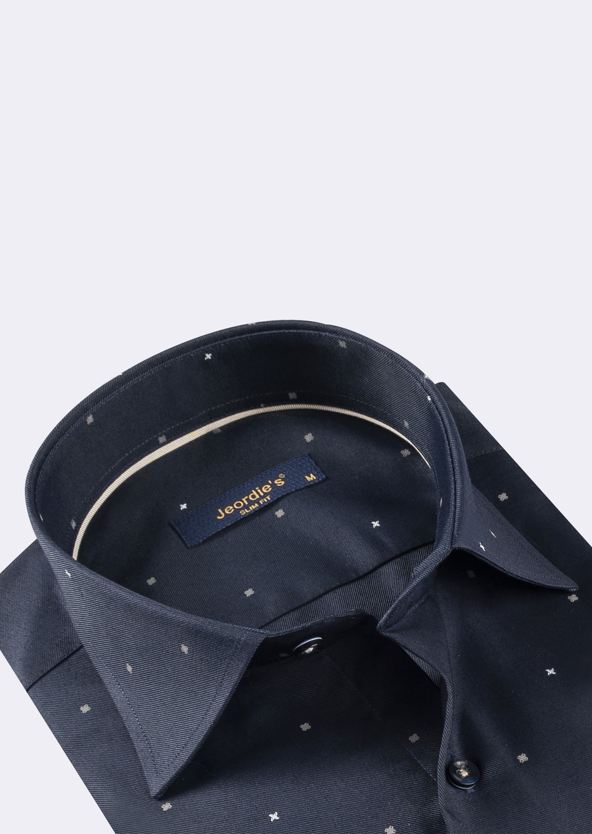 Navy - Beige Long Sleeve Shirt