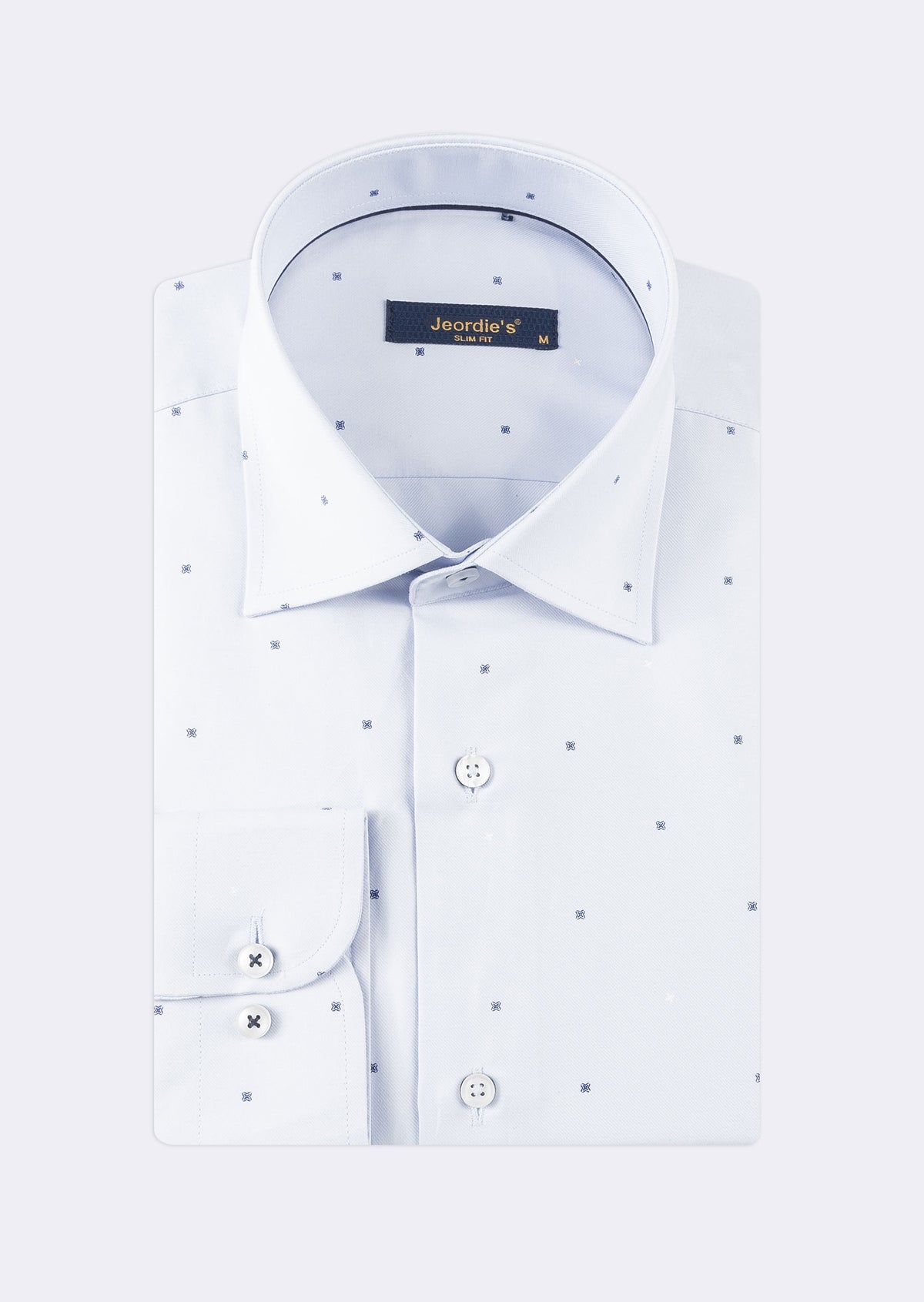Blue - White Long Sleeve Shirt