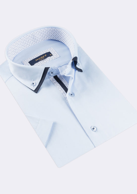 Blue Short Sleeve Shirt