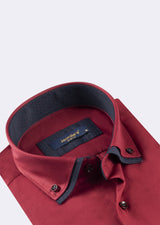 Burgundy Long Sleeve Shirt