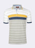 White - Grey Polo T-Shirt